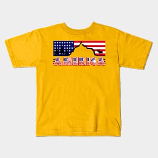 america is a beatiful place Kids T-Shirt